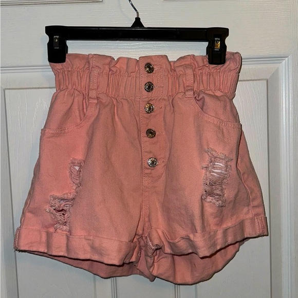 Pink Jean Shorts. - Picture 1 of 2